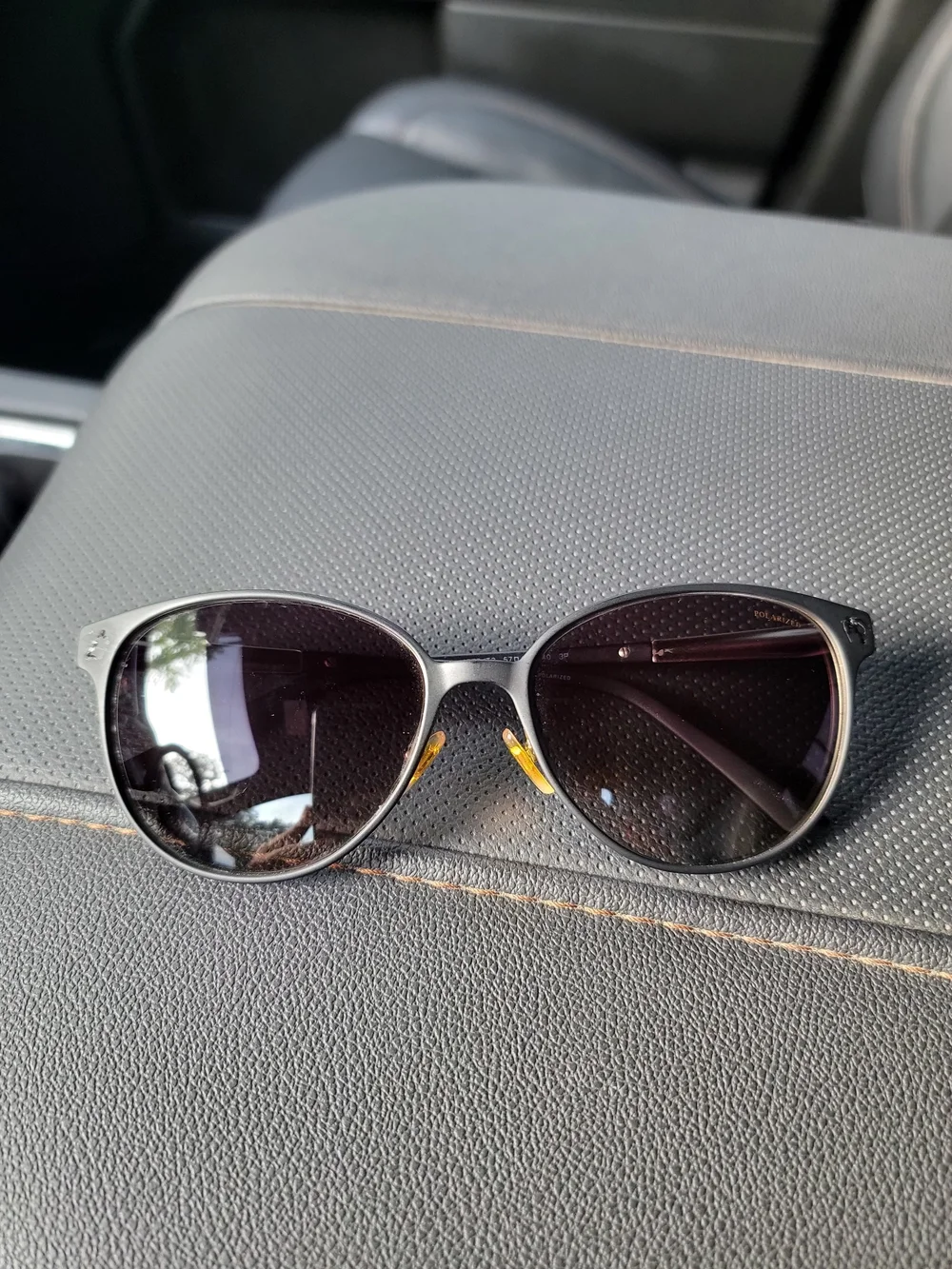 Versace Black Cat-Eye Sunglasses with Gold Accents